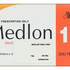 Medlon 16 điều trị rối loạn nội tiết, rối loạn thấp khớp (3 vỉ x 10 viên)