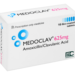 Medoclav 625mg trị các trường hợp nhiễm khuẩn (4 vỉ x 4 viên)