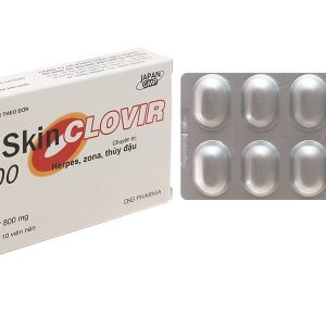 Medskin Clovir 800 thuốc trị và ngừa virus (3 vỉ x 10 viên)