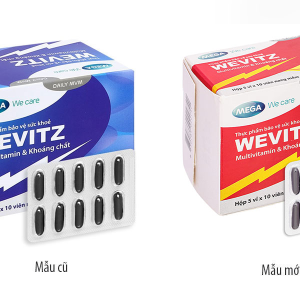 Wevitz bổ sung vitamin, tăng đề kháng hộp 50 viên