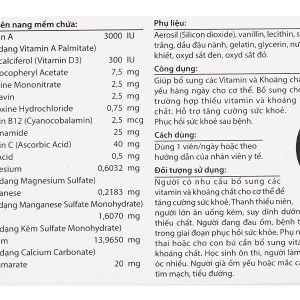 Wevitz bổ sung vitamin, tăng đề kháng hộp 50 viên