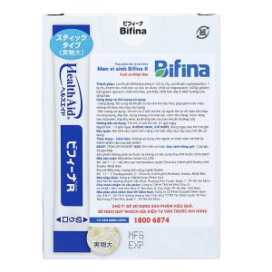 Men vi sinh Bifina R bổ sung lợi khuẩn hộp 20 gói x 1.2g