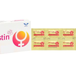 Thuốc đặt Menystin điều trị viêm âm đạo do Trichomonas, nấm Candida (2 vỉ x 10 viên)