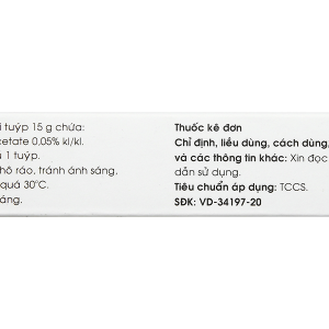 Thuốc mỡ bôi da Menzag 0.05% giảm viêm, giảm ngứa trong bệnh da liễu tuýp 15g