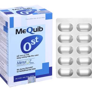 MeQuib Ost bổ sung canxi, giúp xương răng chắc khỏe 60 viên