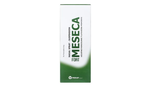 Thuốc xịt mũi Meseca Fort giảm các triệu chứng viêm mũi dị ứng lọ 60 liều