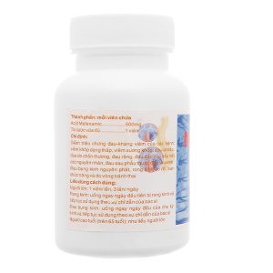 Mesotab 500mg giảm đau, kháng viêm xương khớp lọ 100 viên