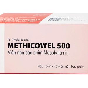 Methicowel 500 điều trị các bệnh lý thần kinh ngoại biên (10 vỉ x 10 viên)