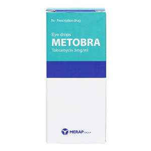 Dung dịch nhỏ mắt Metobra 3mg/ml trị tại chỗ nhiễm trùng ở mắt lọ 5ml