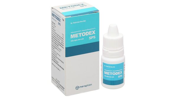 Thuốc nhỏ mắt Metodex SPS 0.3%/0.1% điều trị viêm ở mắt có đáp ứng với steroid chai 7ml