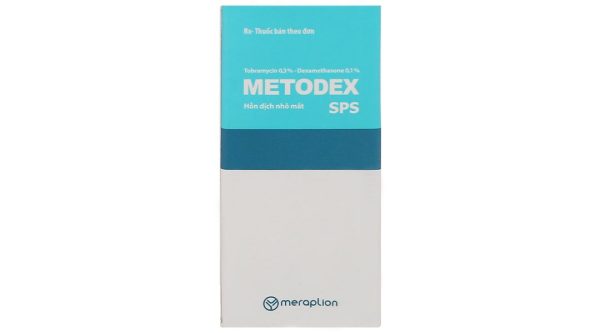Thuốc nhỏ mắt Metodex SPS 0.3%/0.1% điều trị viêm ở mắt có đáp ứng với steroid chai 7ml