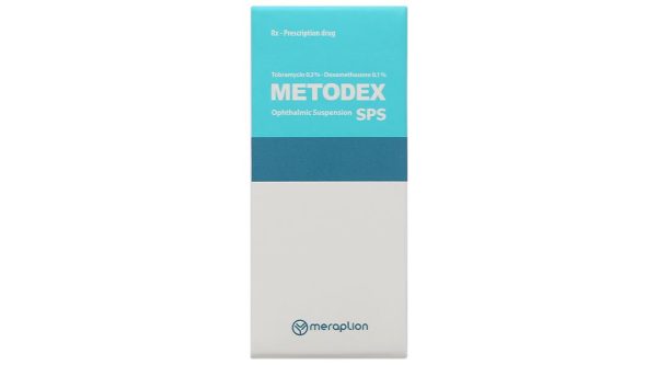 Thuốc nhỏ mắt Metodex SPS 0.3%/0.1% điều trị viêm ở mắt có đáp ứng với steroid chai 7ml