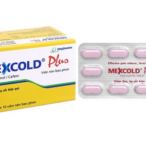 Mexcold Plus giảm đau, hạ sốt (10 vỉ x 10 viên)
