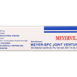 Meyerviliptin 50mg trị đái tháo đường tuýp 2 (3 vỉ x 10 viên)