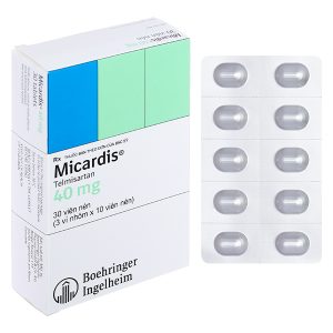 Micardis 40mg trị tăng huyết áp vô căn (3 vỉ x 10 viên)