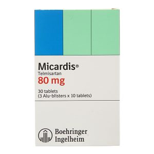 Micardis 80mg trị tăng huyết áp vô căn (3 vỉ x 10 viên)