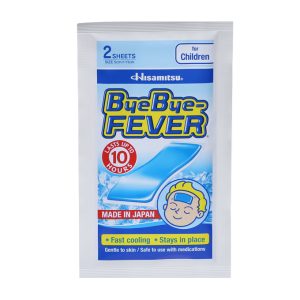 Miếng dán hạ sốt ByeBye Fever cho trẻ em (5cm x 11cm) (8 gói x 2 miếng)