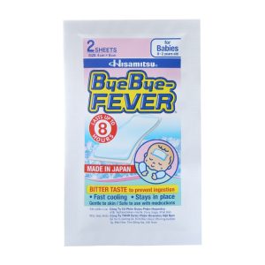 Miếng dán hạ sốt ByeBye Fever trẻ 0-2 tuổi (4cm x 8cm) (3 gói x 2 miếng)