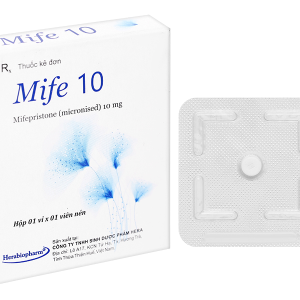 Mife 10 thuốc tránh thai khẩn cấp trong vòng 120 giờ (1 vỉ x 1 viên)