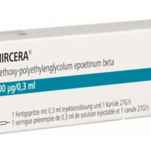 Dung dịch tiêm Mircera 100μg/0,3ml trị thiếu máu do bệnh thận mạn tính bơm tiêm 0.3ml