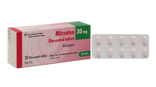 Mirzaten 30mg trị trầm cảm (3 vỉ x 10 viên)