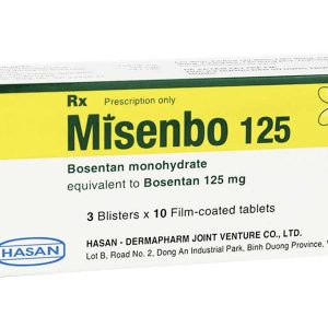 Misenbo 125 trị tăng huyết áp (3 vỉ x 10 viên)