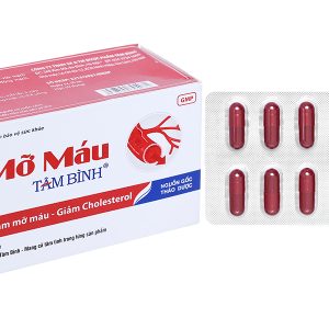 Mỡ máu Tâm Bình hỗ trợ giảm cholesterol hộp 60 viên