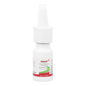 Hỗn dịch xịt mũi Momate Nasal Spray 50mcg trị viêm mũi dị ứng chai 60 liều