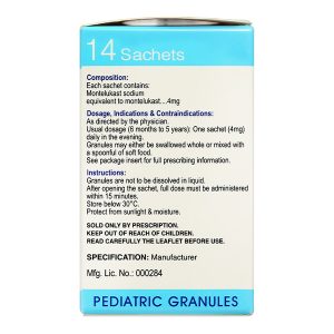 Thuốc cốm Montiget 4mg trị hen suyễn (14 gói x 4mg)