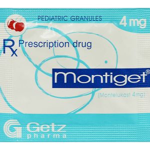 Thuốc cốm Montiget 4mg trị hen suyễn (14 gói x 4mg)