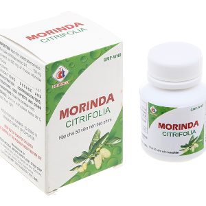 Morinda Citrifolia 100mg trị đau nhức, sưng khớp chai 50 viên
