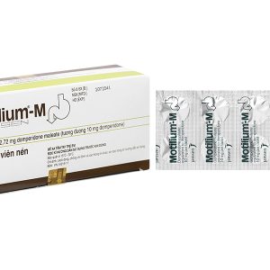 Motilium-M 10mg trị triệu chứng nôn và buồn nôn (10 vỉ x 10 viên)