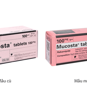 Mucosta Tablets 100mg trị viêm loét dạ dày (10 vỉ x 10 viên)
