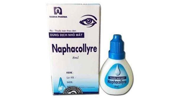 Thuốc nhỏ mắt Naphacollyre điều trị nhiễm khuẩn mắt chai 8ml