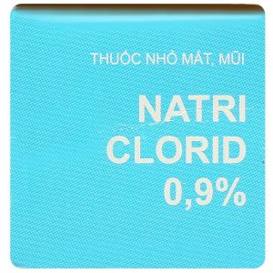 Dung dịch nhỏ mắt, mũi Natriclorid 0,9% Medipharco trị kích ứng mắt, viêm mũi chai 10 ml