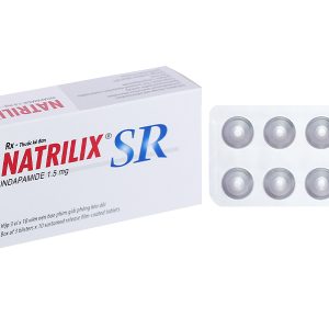 Natrilix SR 1.5mg trị tăng huyết áp (3 vỉ x 10 viên)