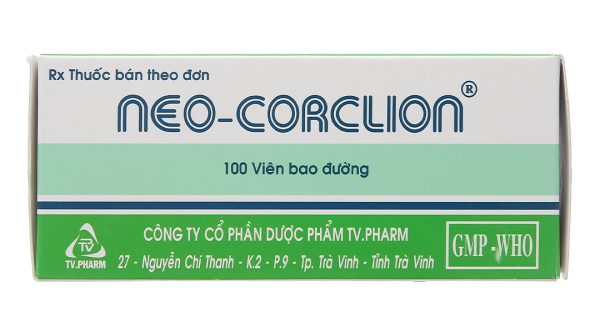 Neo-Corclion trị ho, long đàm, ho mãn tính hay ho do kích ứng (10 vỉ x 10 viên)