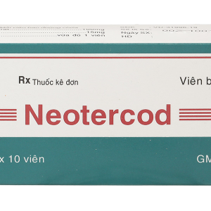 Neotercod trị triệu chứng ho khan, ho do kích ứng (2 vỉ x 10 viên)