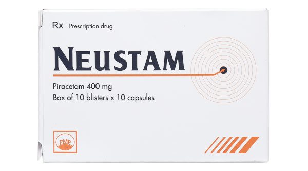 Neustam 400mg trị chóng mặt, giật rung cơ (10 vỉ x 10 viên)