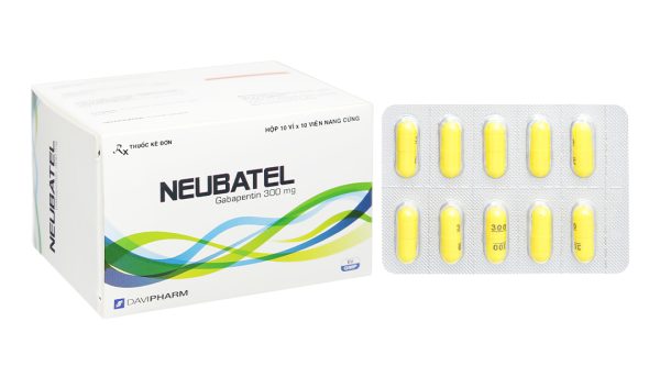 Neubatel 300mg hỗ trợ trị động kinh cục bộ (10 vỉ x 10 viên)