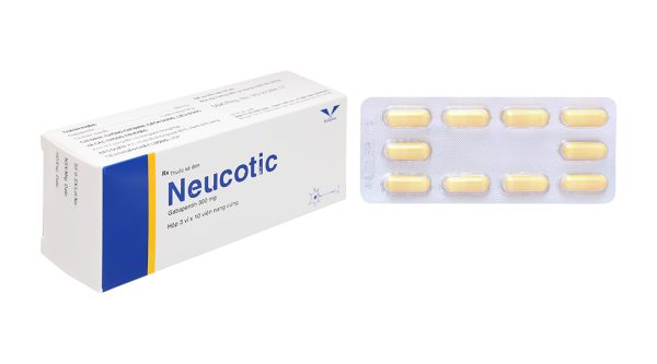 Neucotic 300mg hỗ trợ trị động kinh cục bộ, trị đau thần kinh (3 vỉ x 10 viên)