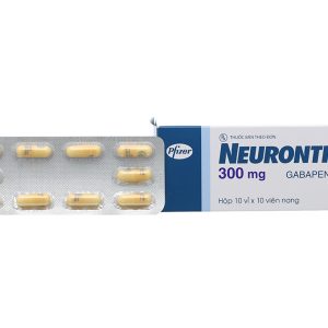 Neurontin 300mg trị động kinh, đau dây thần kinh (10 vỉ x 10 viên)