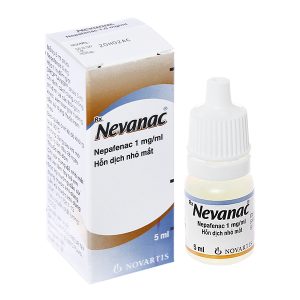 Hỗn dịch nhỏ mắt Nevanac 1 mg/ml trị viêm và đau mắt sau phẫu thuật chai 5ml
