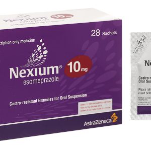 Cốm pha hỗn dịch Nexium 10mg trị trào ngược dạ dày, thực quản (28 gói x 3043mg)