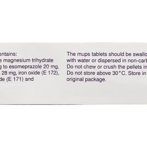 Nexium Mups 20mg trị trào ngược dạ dày, thực quản (2 vỉ x 7 viên)