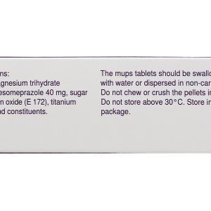 Nexium Mups 40mg trị trào ngược dạ dày, thực quản (2 vỉ x 7 viên)