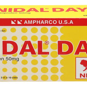 Nidal Day 50mg giảm đau, kháng viêm xương khớp (3 vỉ x 10 viên)