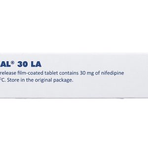 NifeHEXAL 30 LA trị tăng huyết áp, dự phòng trị đau thắt ngực (3 vỉ x 10 viên)