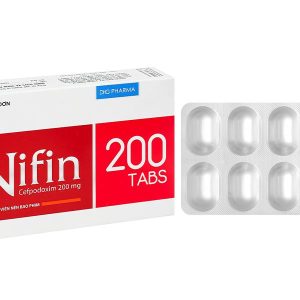 Nifin 200 Tabs trị nhiễm khuẩn từ nhẹ đến trung bình (2 vỉ x 10 viên)