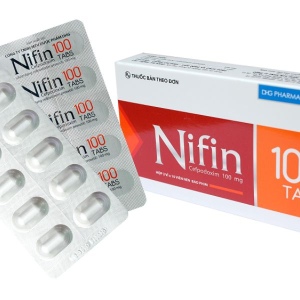 Nifin 100mg trị nhiễm khuẩn (2 vỉ x 10 viên)